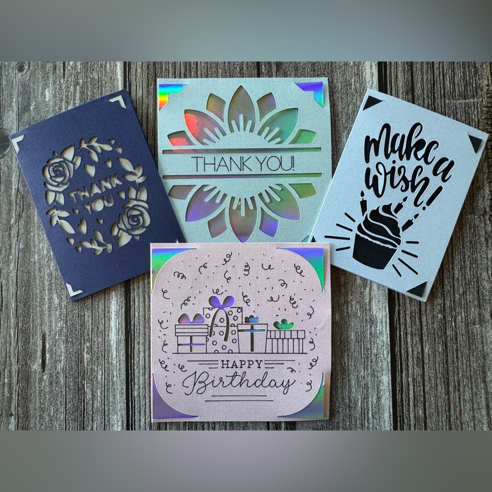 Elegant Greeting Card Set - Multicolor